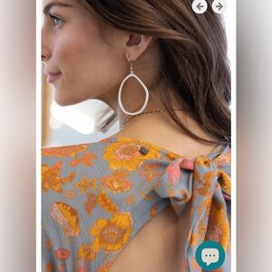 Funky Trunk Imperfect silver earrings